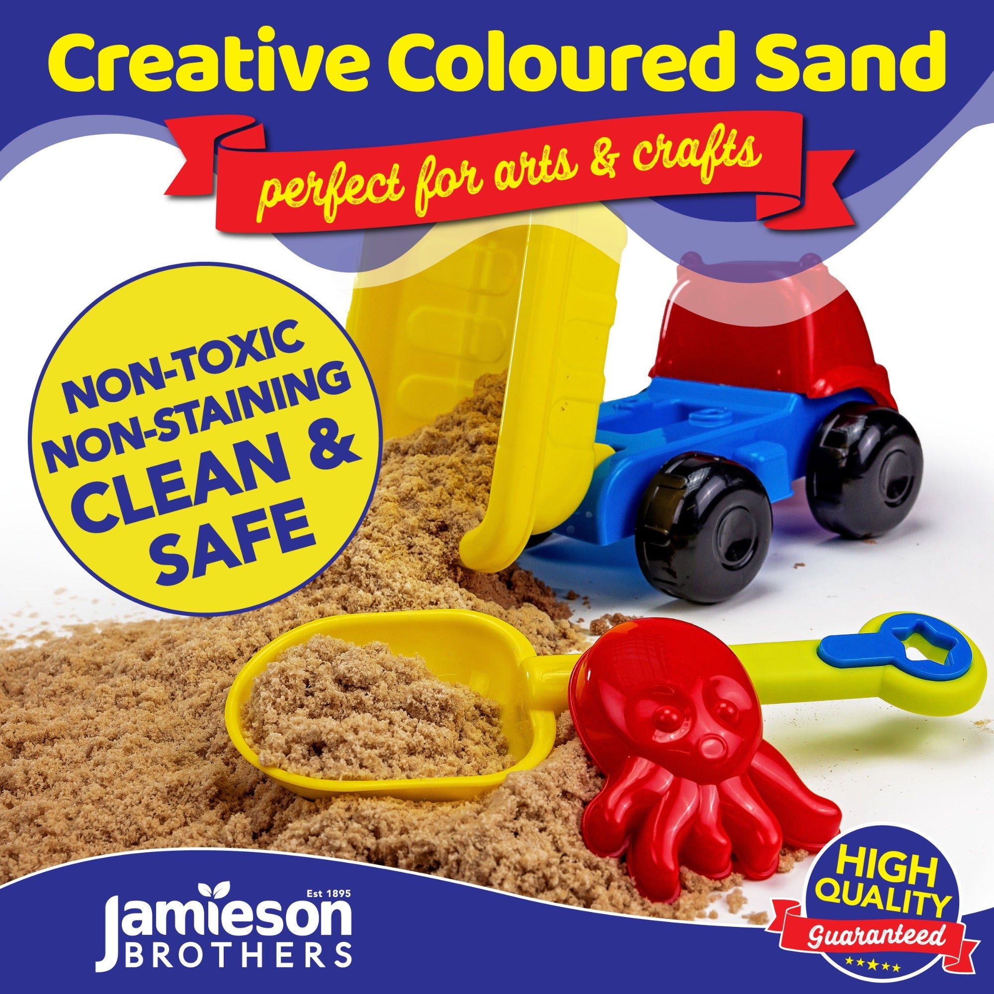 Red Coloured Dry Play Sand