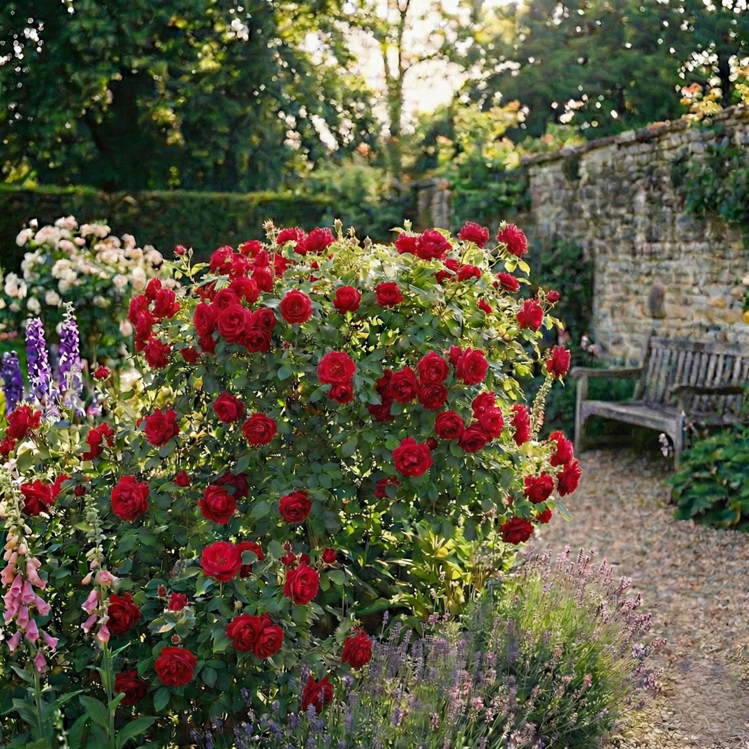 Rose - Bush - Red