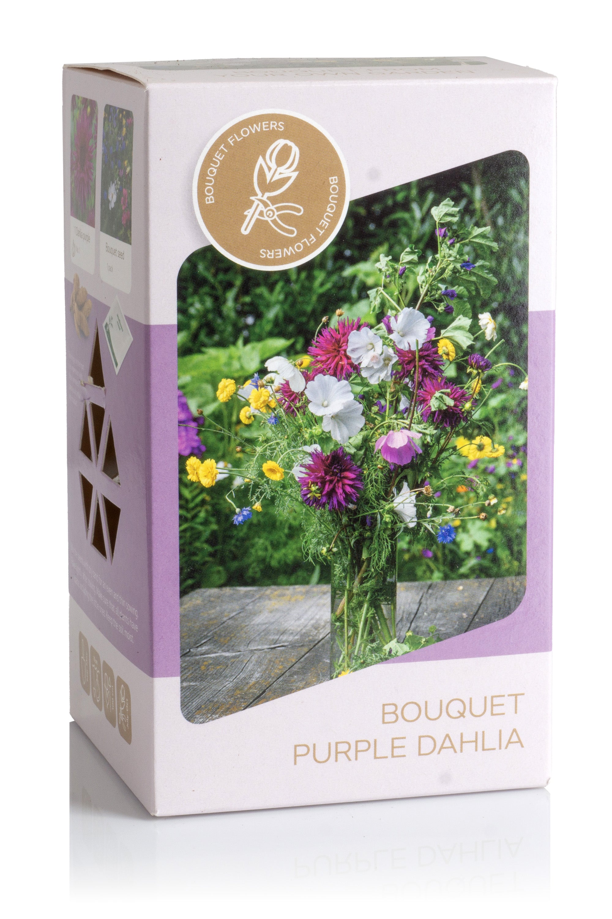 Bouquet Flowering - Purple Dahlia Box