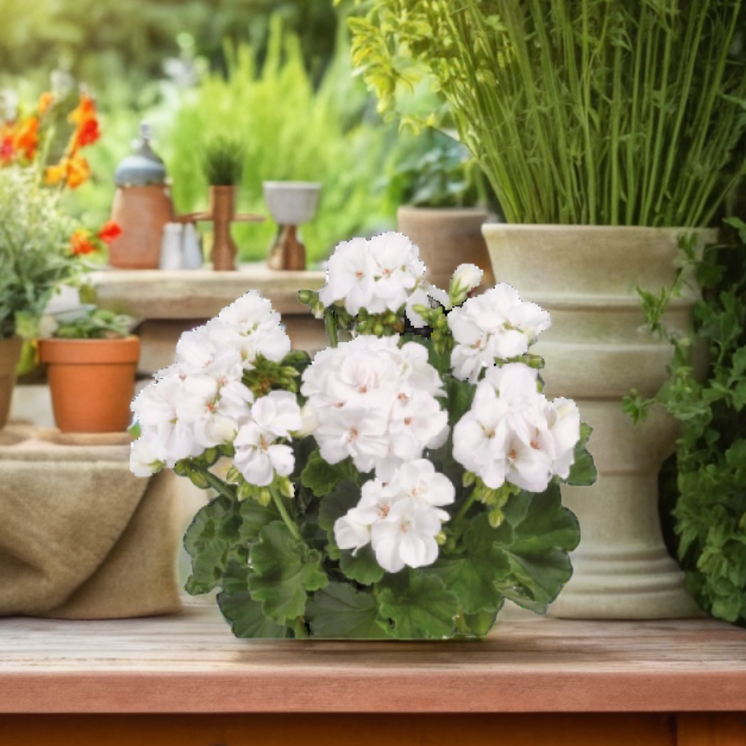 Set of 3 or 6 Large Plants - Pelargonium Toscana Smart Jenny, Ready to Plant in Your Garden