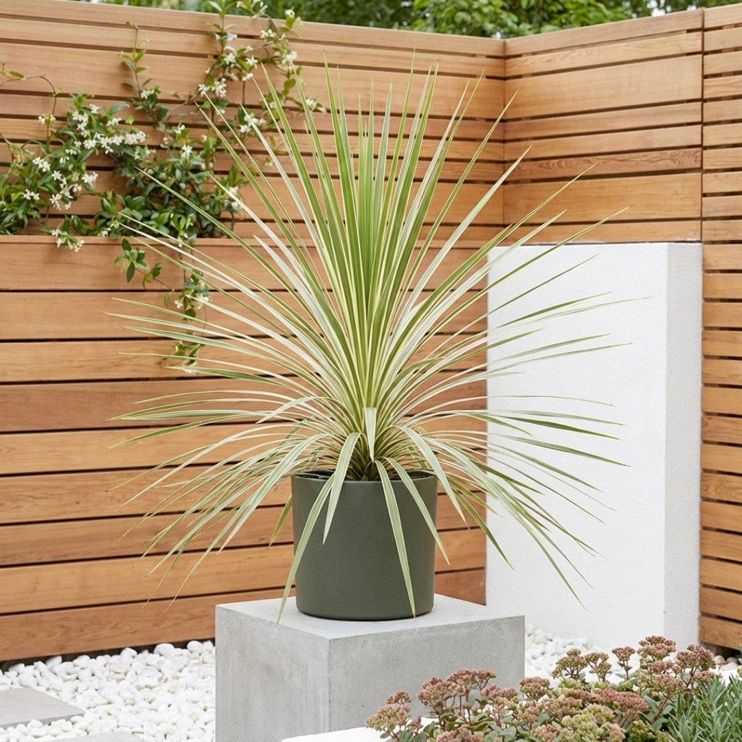 1 Large Plant - Cordyline Lime Passion, Ready to Plant in Your Garden, Peat Free