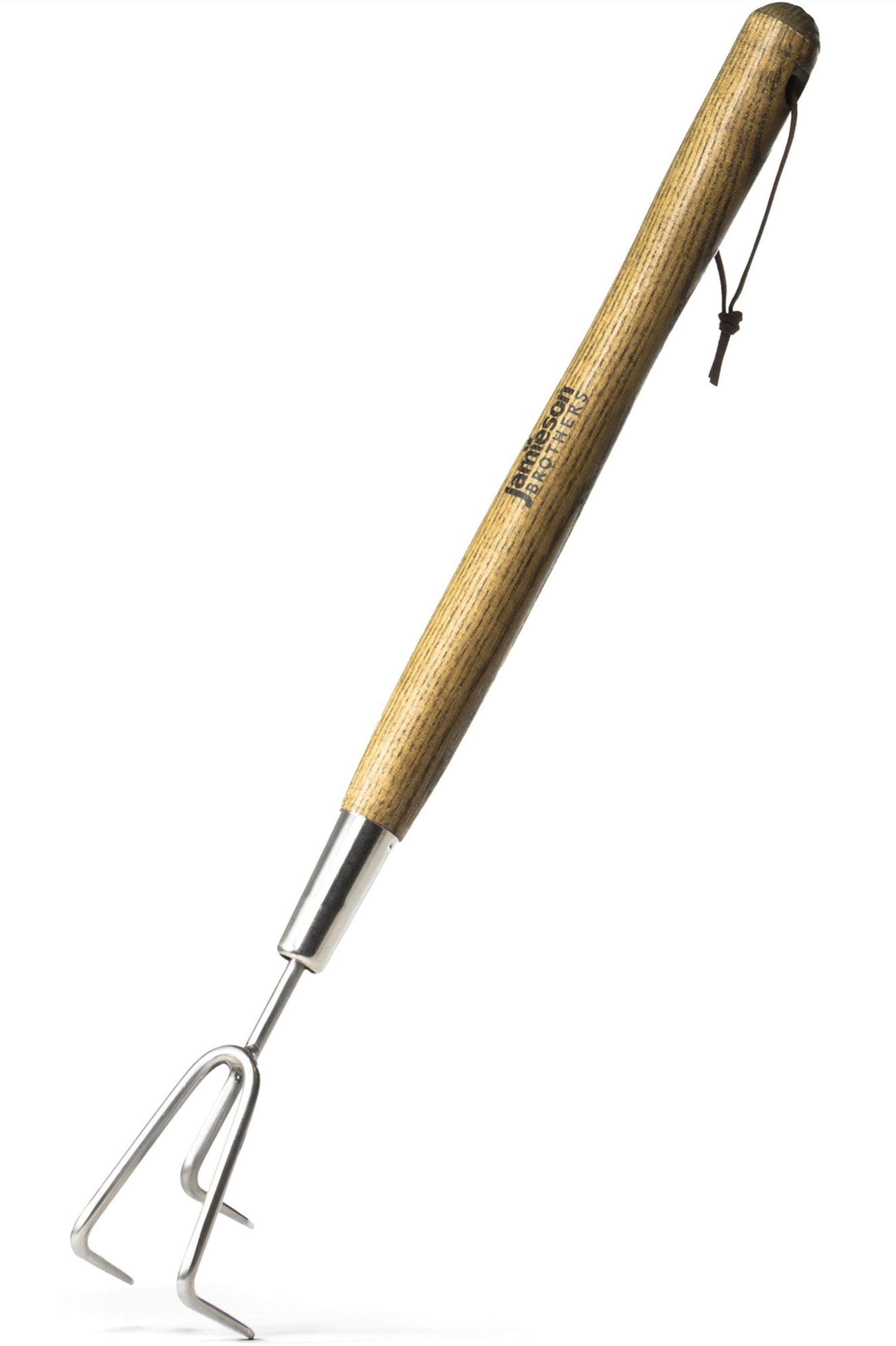 Gardening Stainless Steel Border Hand Fork, Border Hand Trowel and Border Cultivator 3 in 1 Garden Tool Set by Jamieson Brothers