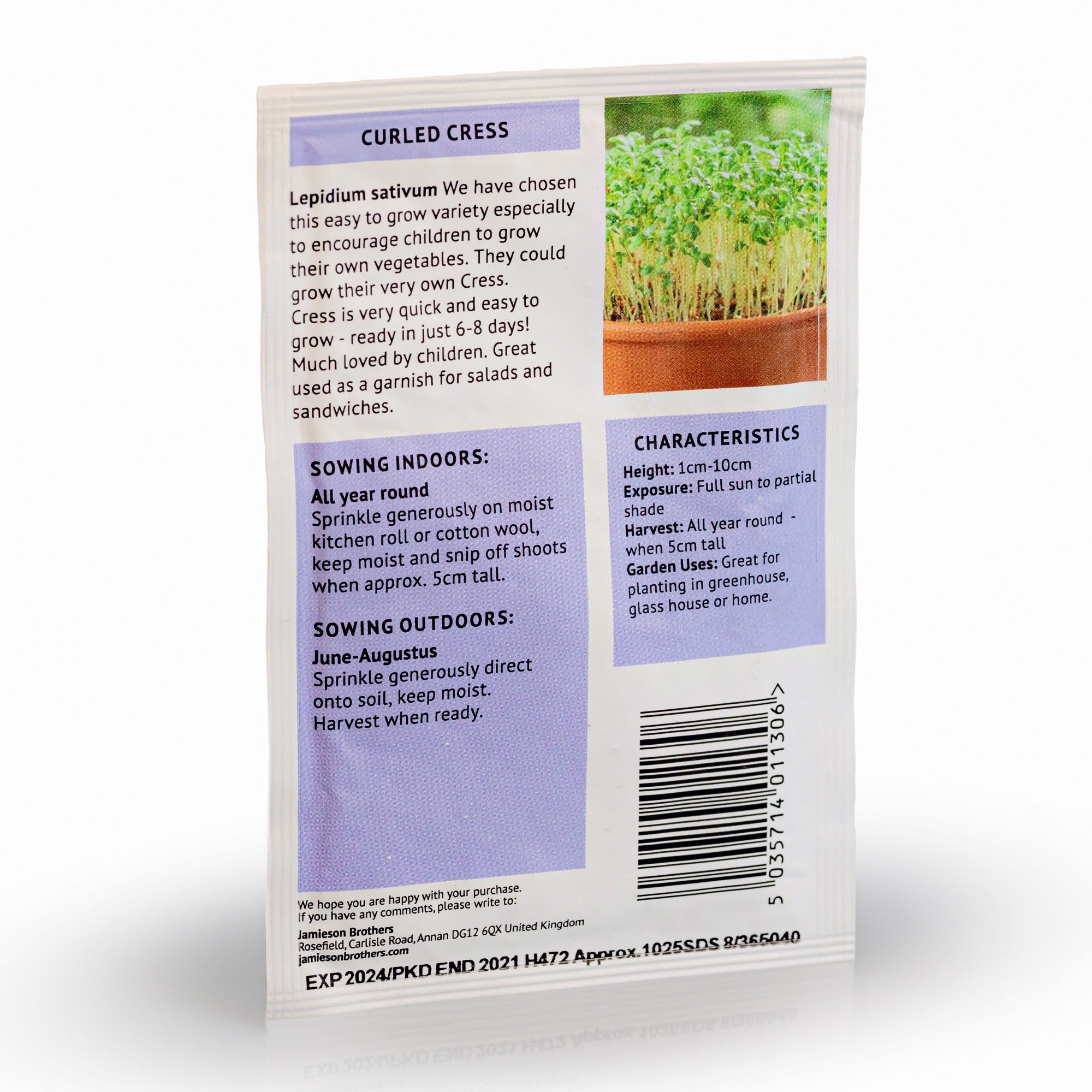 Cress Curled Herb Seeds