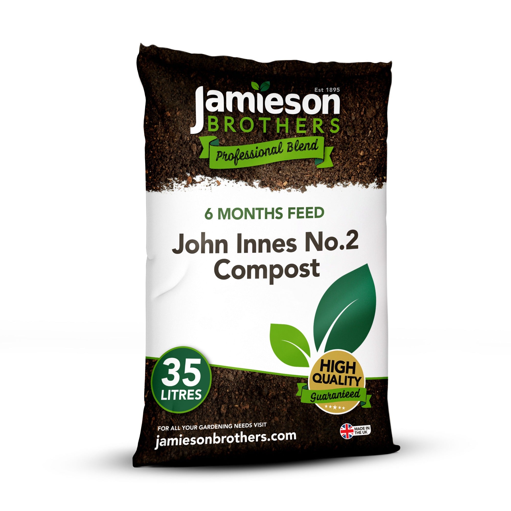 John Innes No.2 Compost 35L bag - By Jamieson Brothers