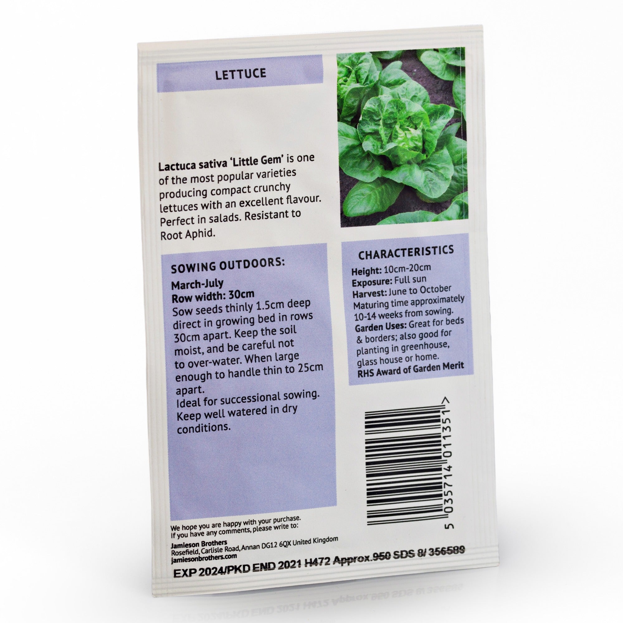 Lettuce Little Gem Vegetable Seeds