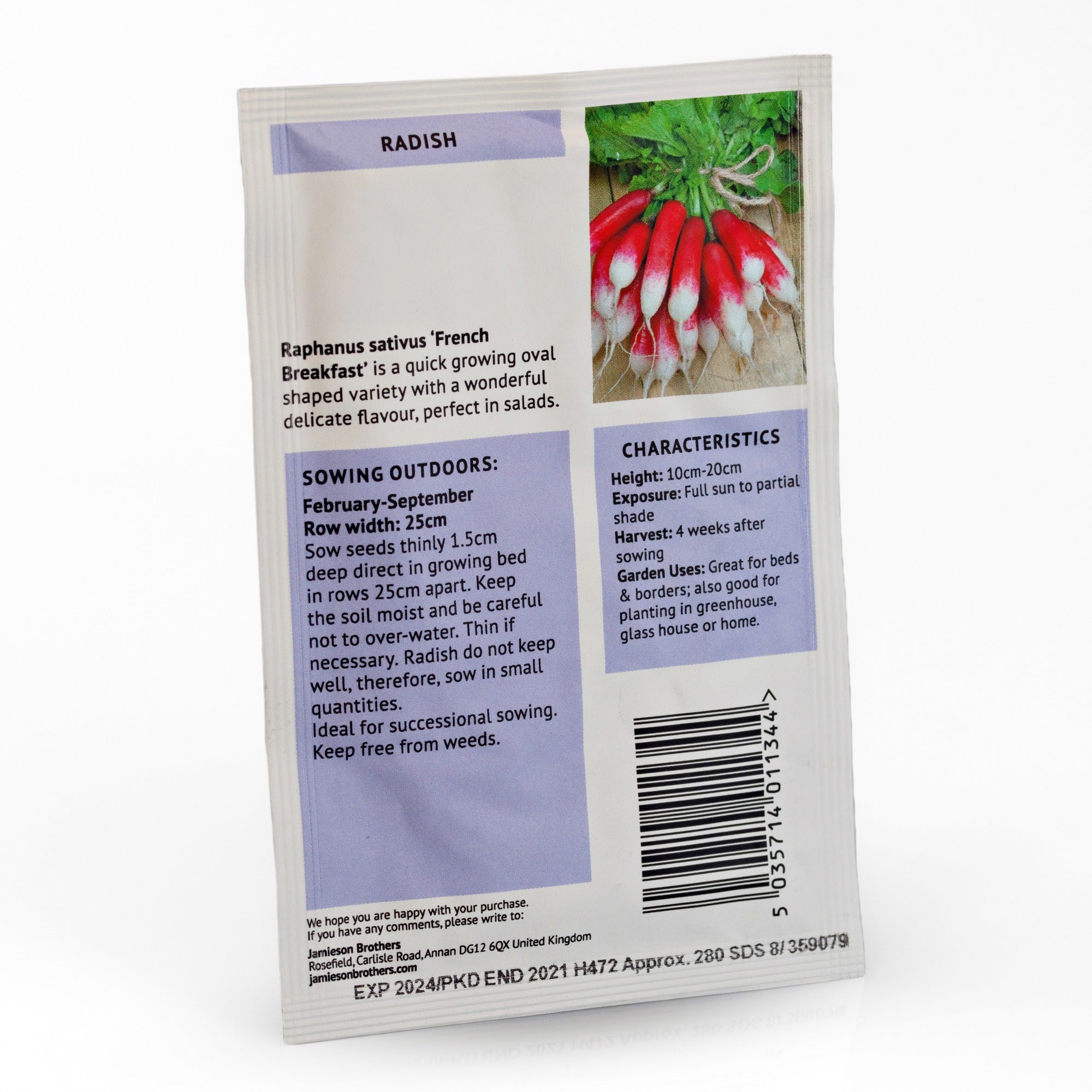 Radish French Breakfast Vegetable Seeds