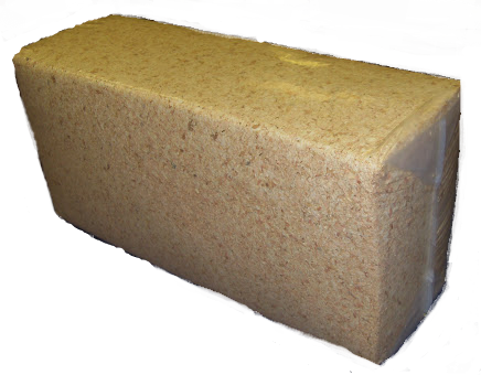 Large Animal Bedding Shavings Bale Natural Wood Approx.20kg by Jamieson Brothers