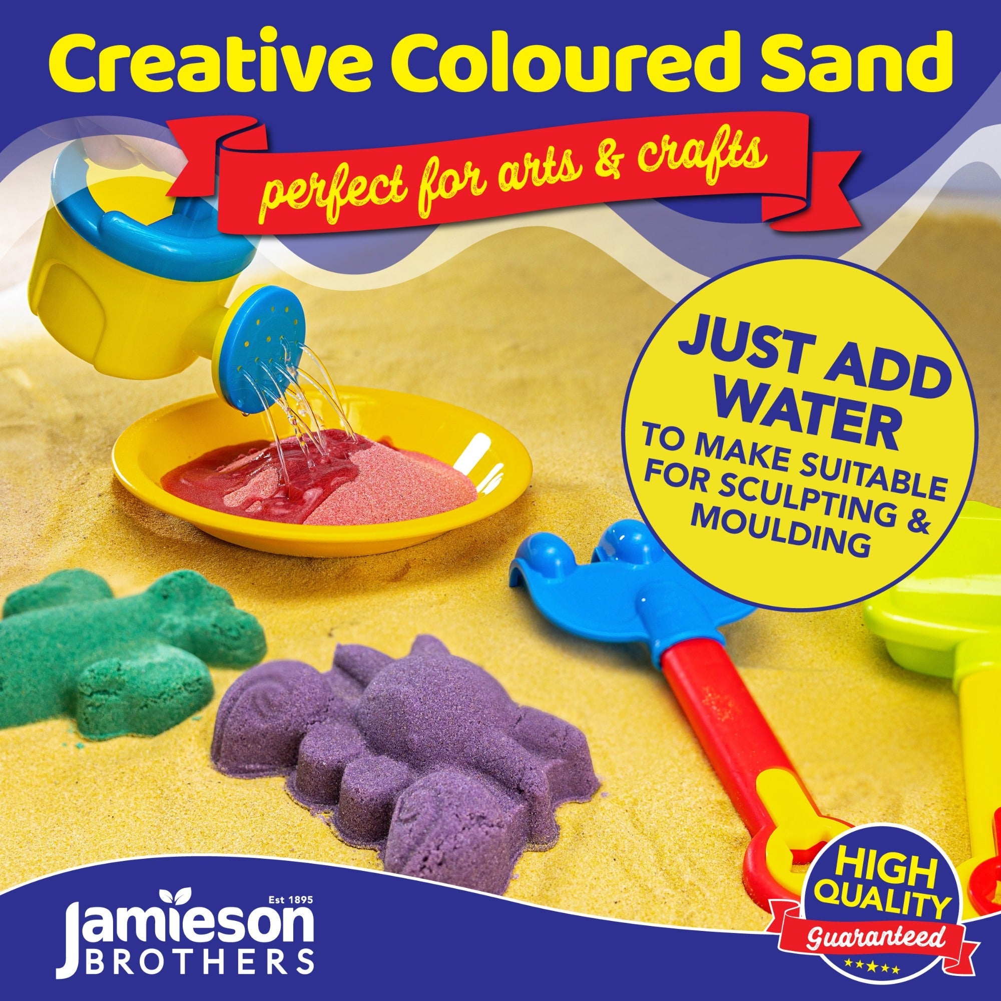 Red Coloured Dry Play Sand