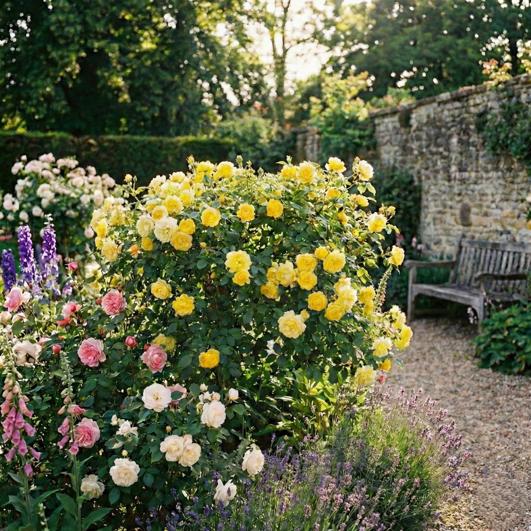 Rose - Bush - Yellow