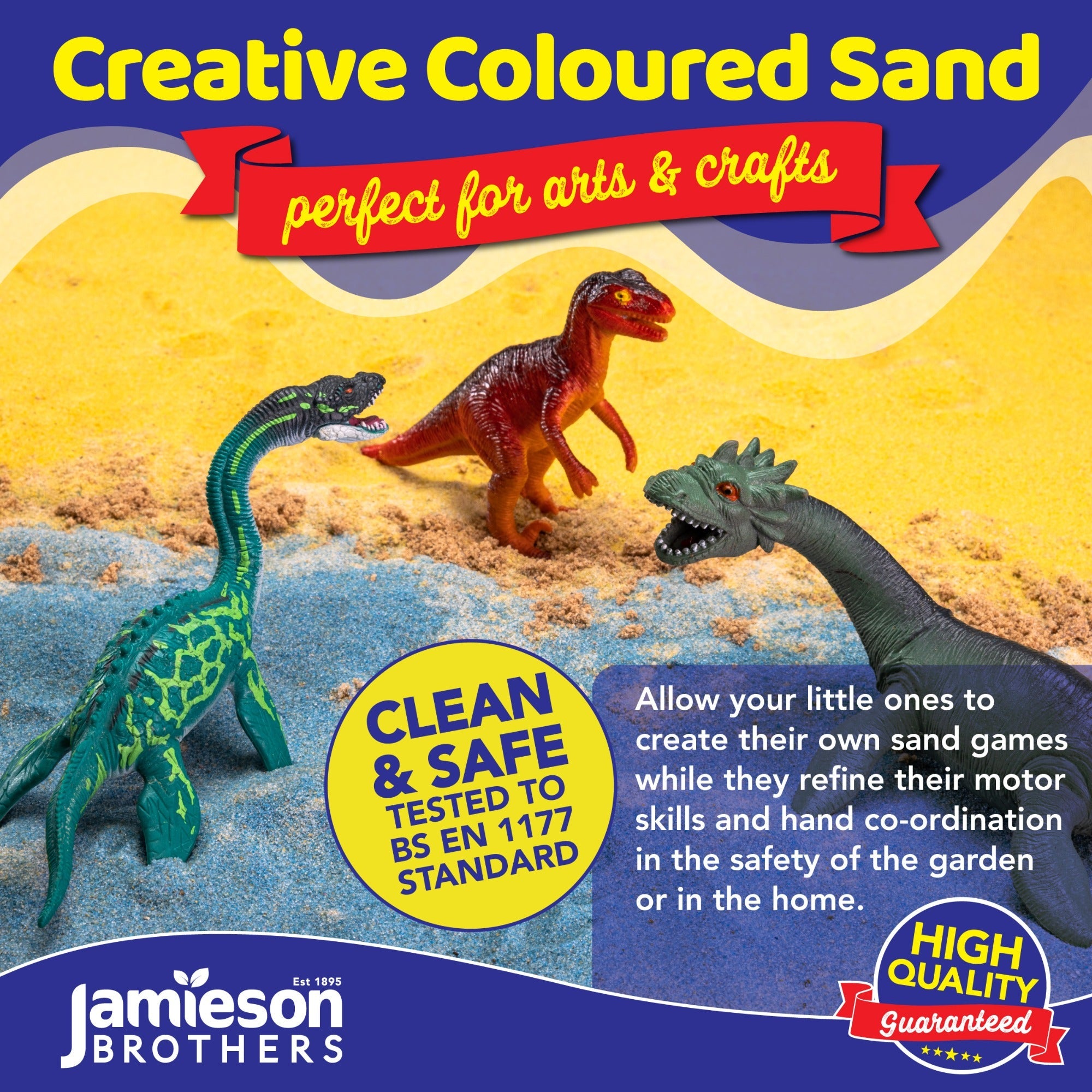 Red Coloured Dry Play Sand