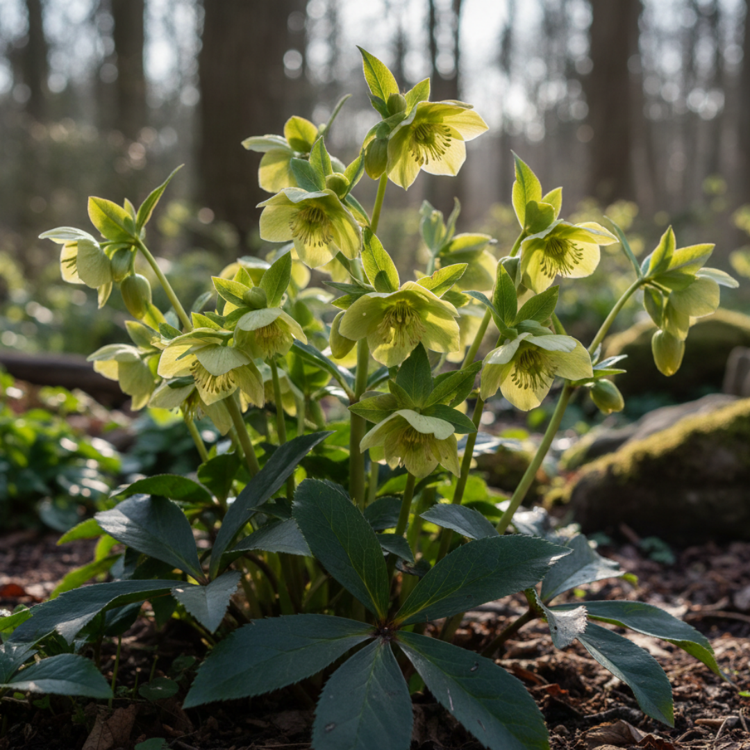 1 Large Plant - Hellebore Foetidus, Ready to Plant in Your Garden, 2L Pot