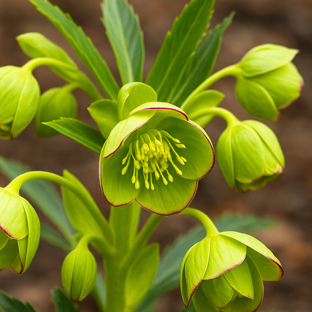 1 Large Plant - Hellebore Foetidus, Ready to Plant in Your Garden, 2L Pot