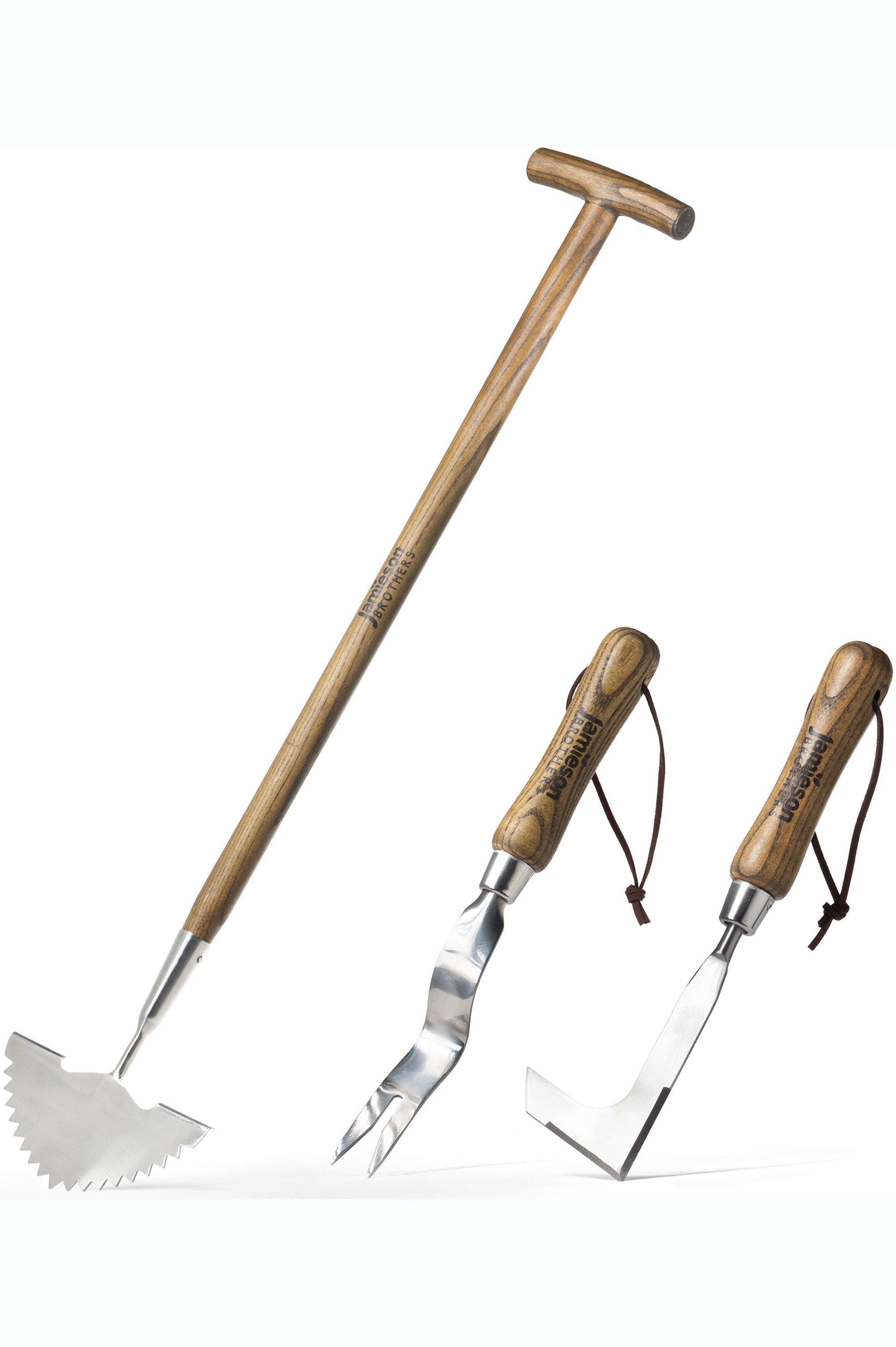 Gardening Stainless Steel Edging Iron, Hand Weed Remover Tool, Hand Daisy Grubber 3 in 1 Garden Tool Set By Jamieson Brothers