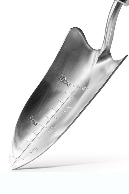 Gardening Stainless Steel Hand Trowel, Hand Fork and Transplanting Trowel 3 in 1 Garden Tool Set By Jamieson Brothers