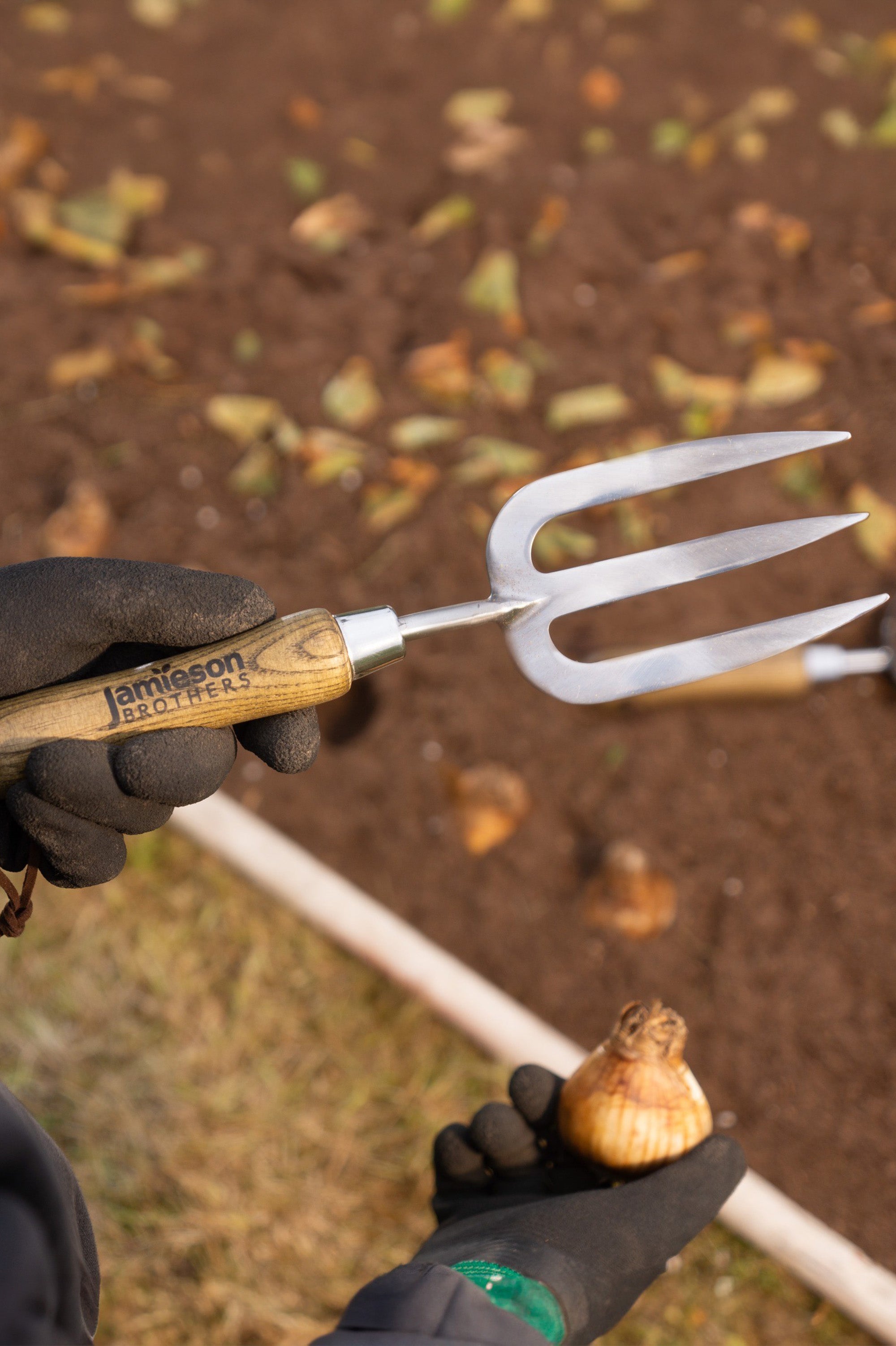 Gardening Stainless Steel Hand Trowel, Hand Fork and Transplanting Trowel 3 in 1 Garden Tool Set By Jamieson Brothers