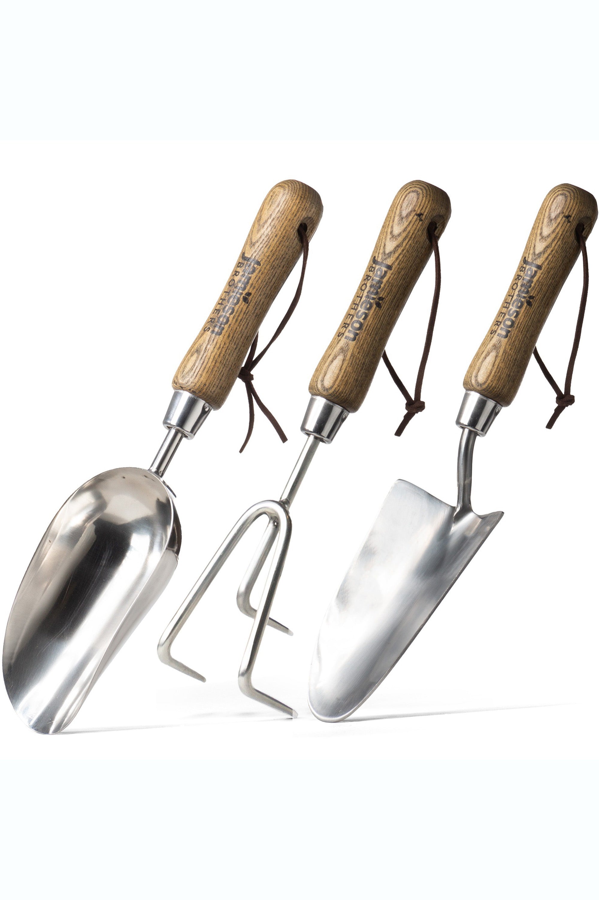 Gardening Stainless Steel Potting Scoop, Hand Trowel, Hand Cultivator  3 in 1 Garden Tool Set By Jamieson Brothers