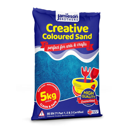 Blue Coloured Dry Play Sand