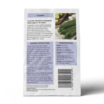 Cucumber Marketmore Vegetable Seeds