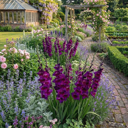 Gladiolus Velvet Eyes (5 Bulbs)