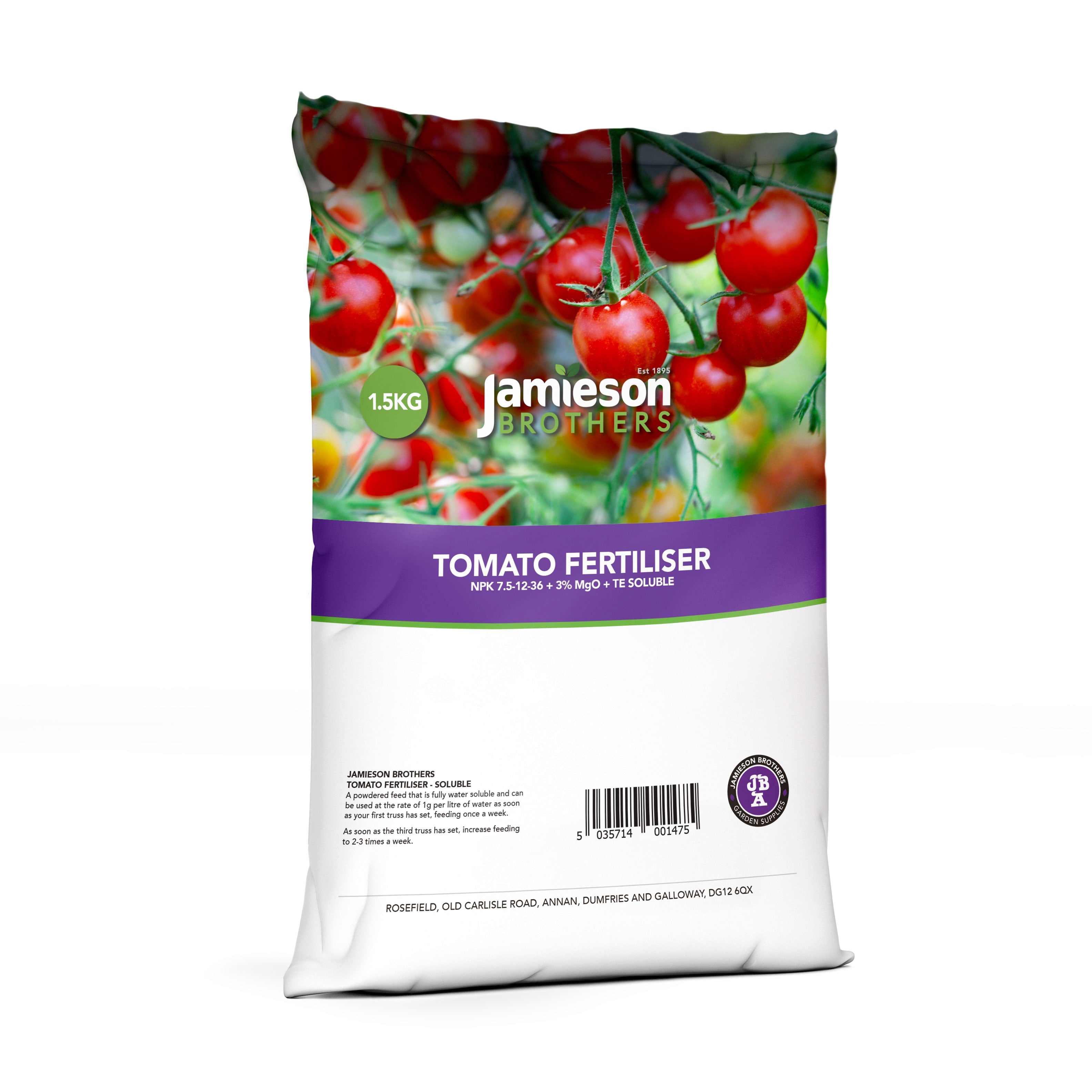 Jamieson Brothers Tomato Fertiliser 1.5kg