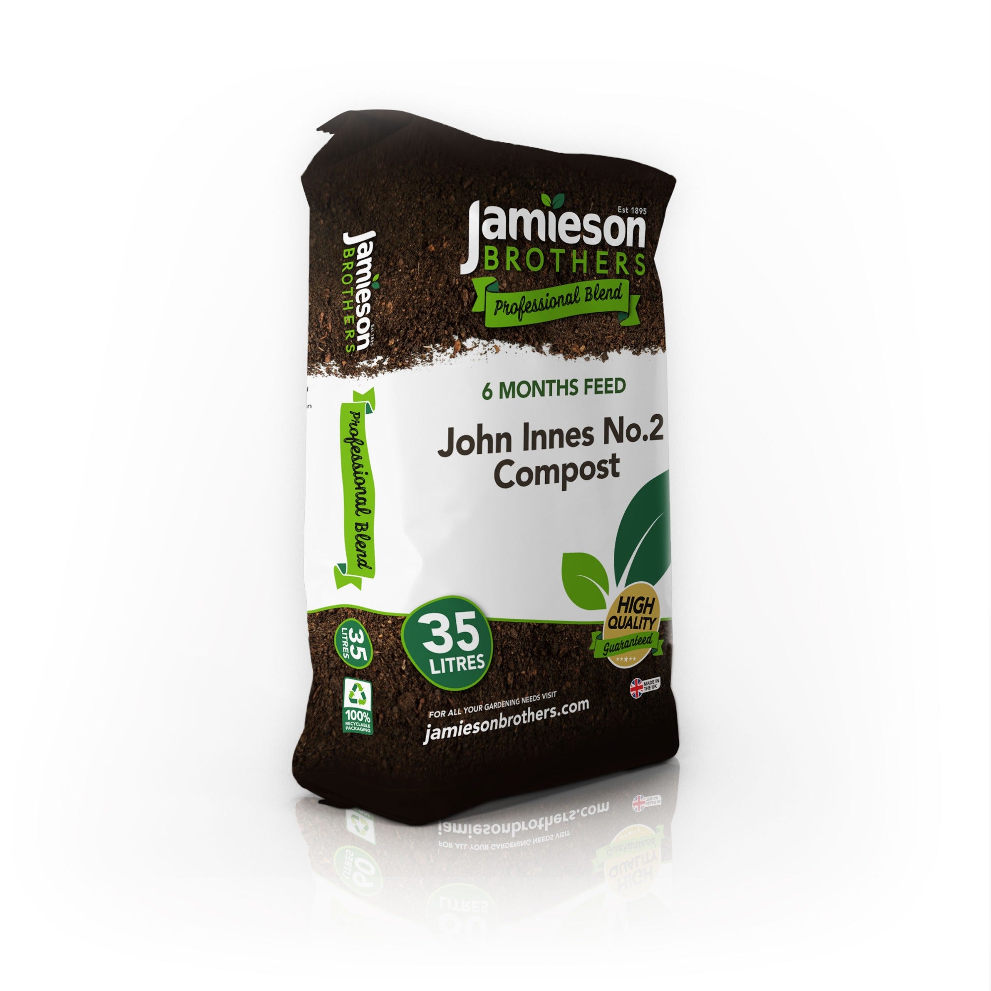 John Innes No.2 Compost 35L bag - By Jamieson Brothers