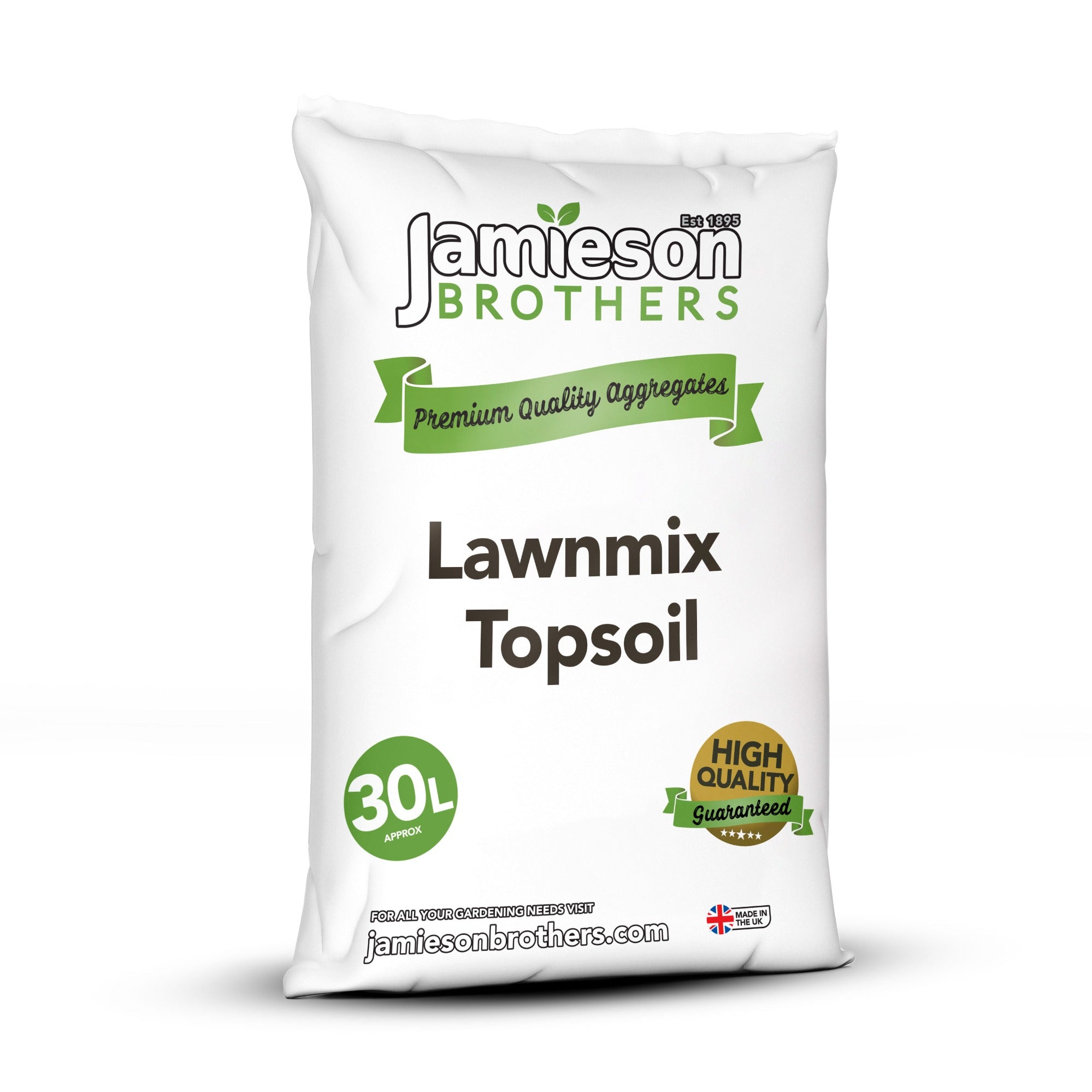 Lawnmix Top Soil 30L by Jamieson Brothers