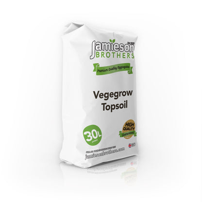 Vegegrow Top Soil 30L Bag by Jamieson Brothers