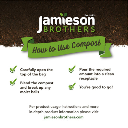 Peat Free Cumbrian Mix Multi Purpose Compost with Added John Innes 60L Professional Blend by Jamieson Brothers