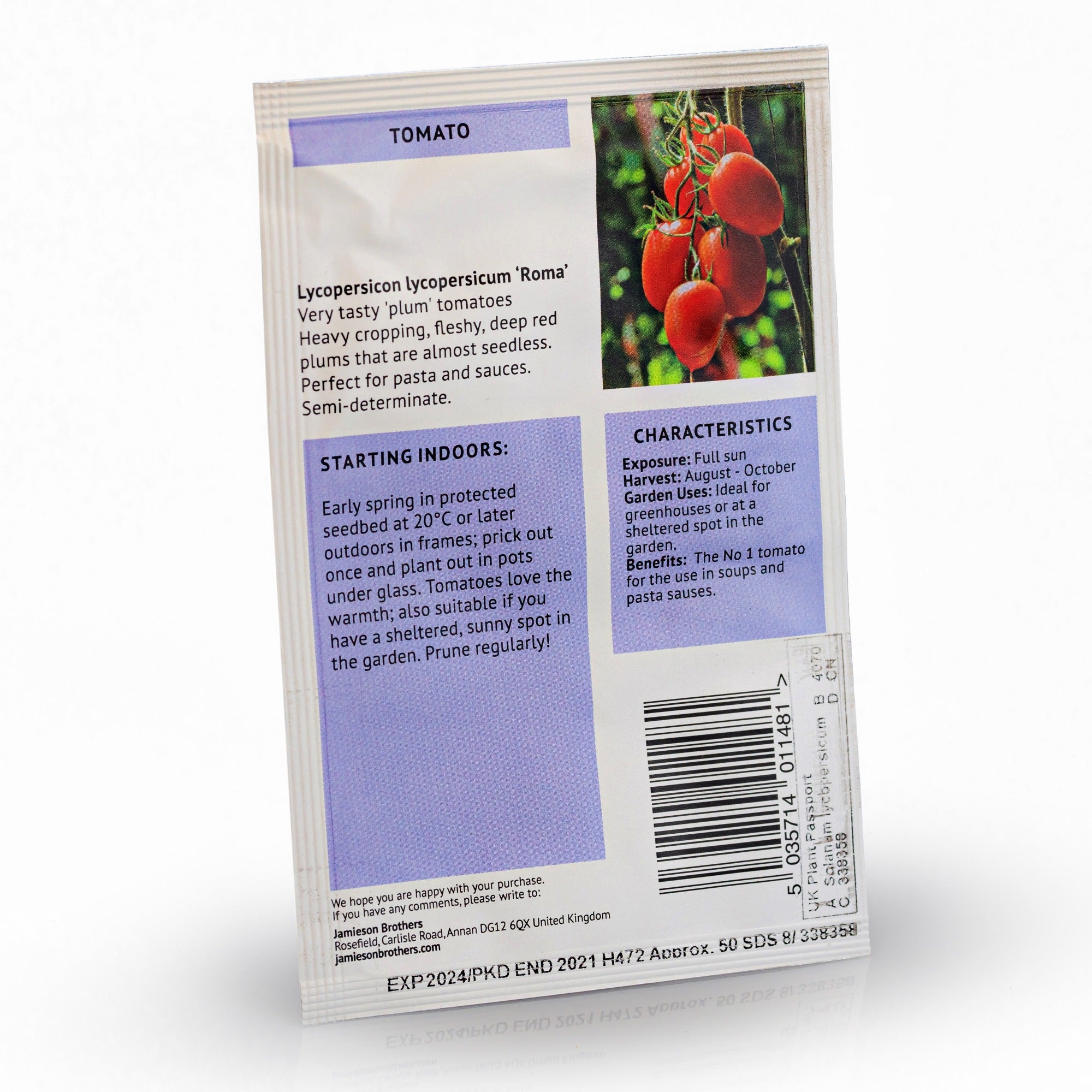 Tomato (Plum) Roma Vegetable Seeds