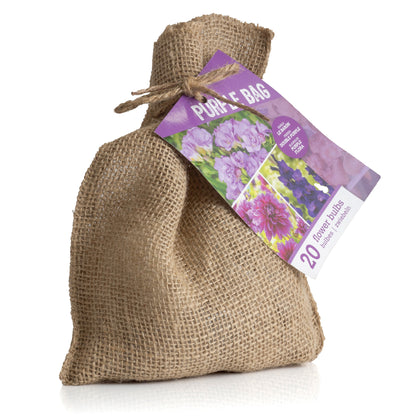 The Purple Bag (10 Bulbs) Dahlia, Gladiolus & Freesia