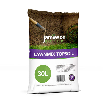 Lawnmix Top Soil 30L by Jamieson Brothers