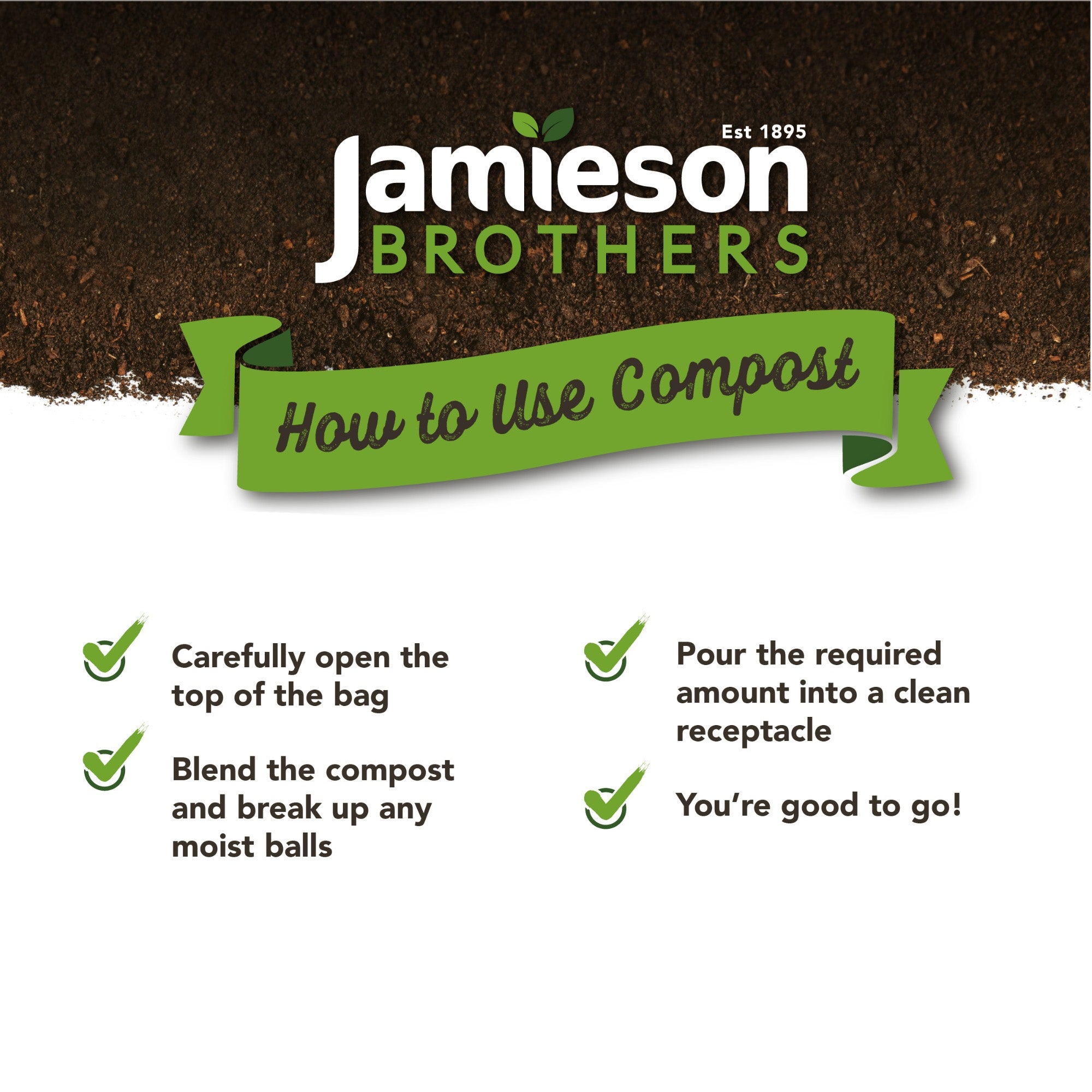 Peat-Free Tomato Compost with added John Innes 60L - 6 months feeding in this professional blend by Jamieson Brothers